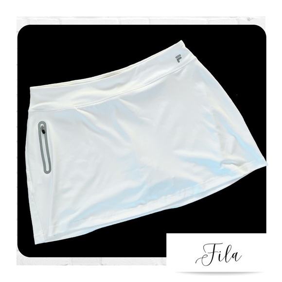 Fila Sport White Tennis or Golf Skort Athletic Reflective Apparel Women’s XXL - Picture 1 of 8